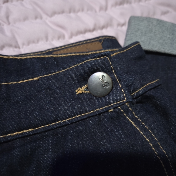 Hell Bunny Dark Blue Boyfriend Jeans - Picture 2 of 4